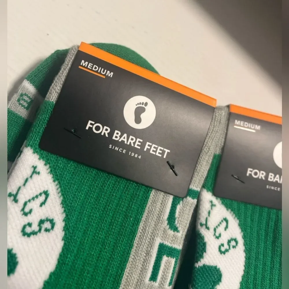 (2) NWT Boston Celtics Nba Socks Set Men's Large